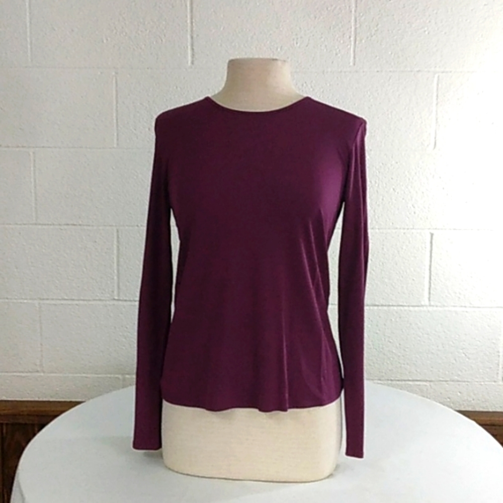 Ladies 100% Silk Top, Sz Small